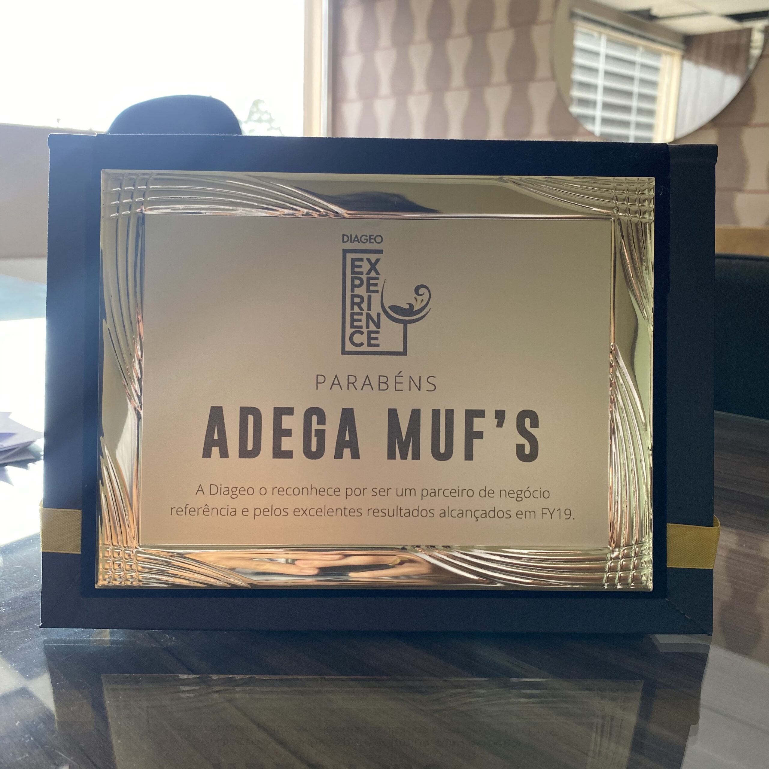 Diageo reconhece Adega Muf's como parceiro